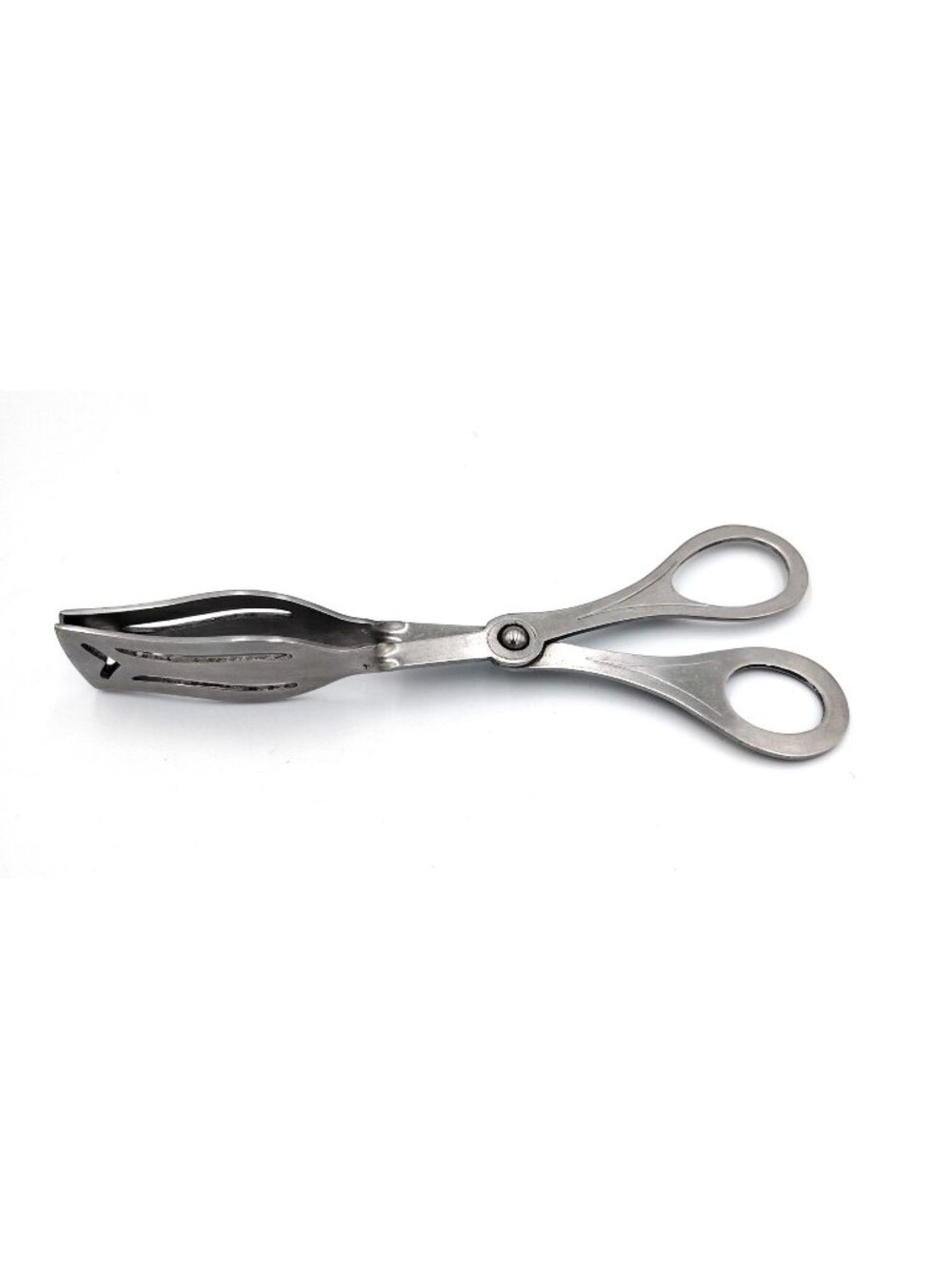 Vintage Stainless Steel Scissor Serving Tongs Pastry Cake Buffet Kitchen Tool
